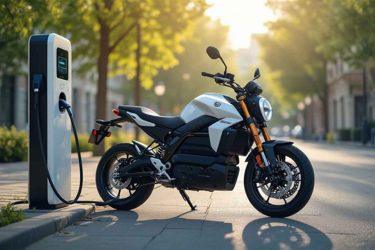 How to charge electric motorbike